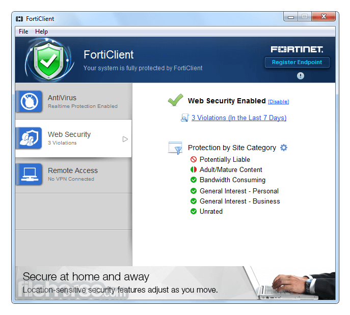 forticlient installer windows 10